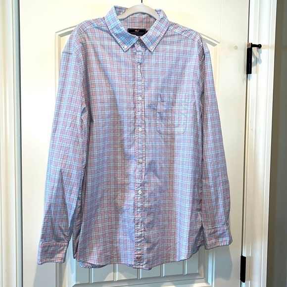 Vineyard Vines Other - 𝅺Vineyard Vines plaid long sleeve button down shirt Classic Fit Murray XXL